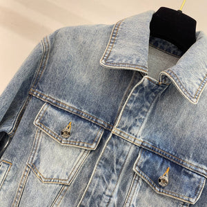 Short denim jacket