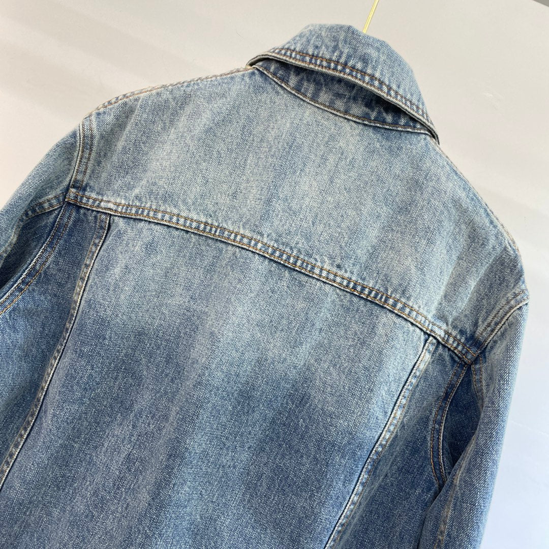 Short denim jacket