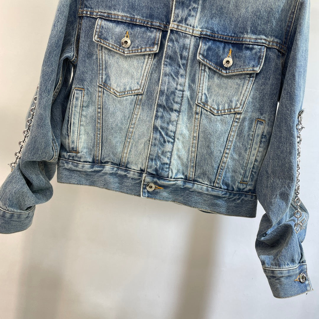 Veste courte en jean