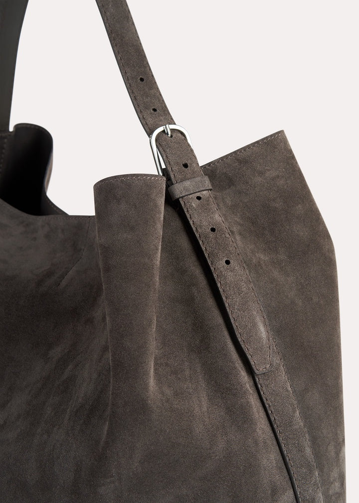 Large-capacity suede tote bag!