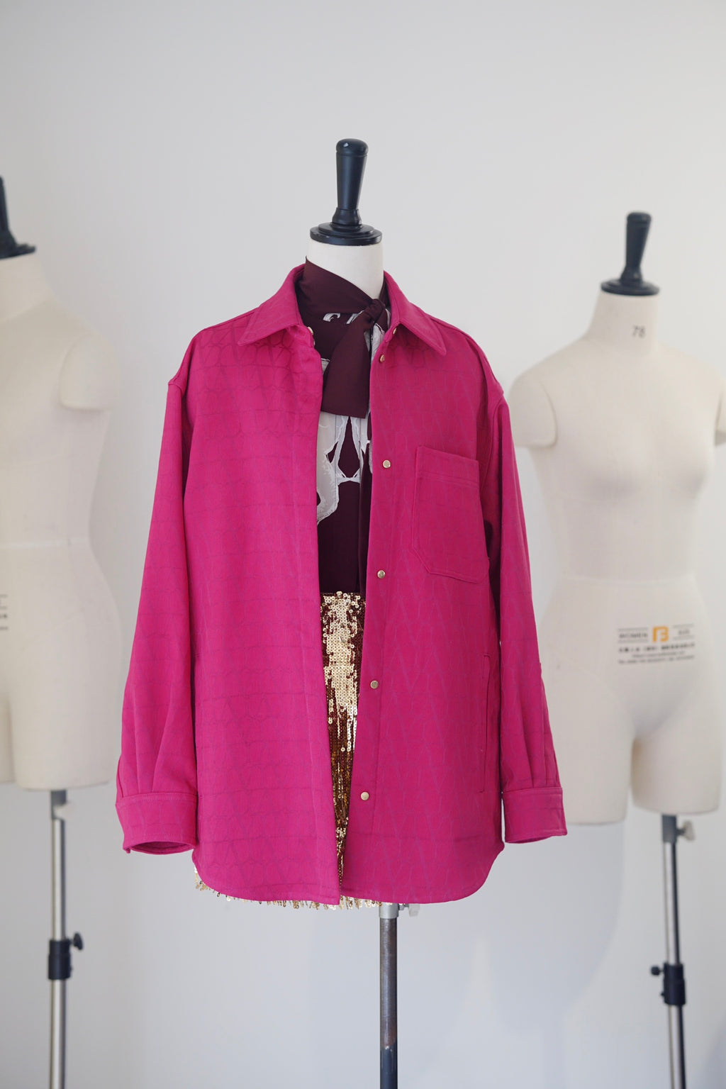 Chaqueta silueta jacquard