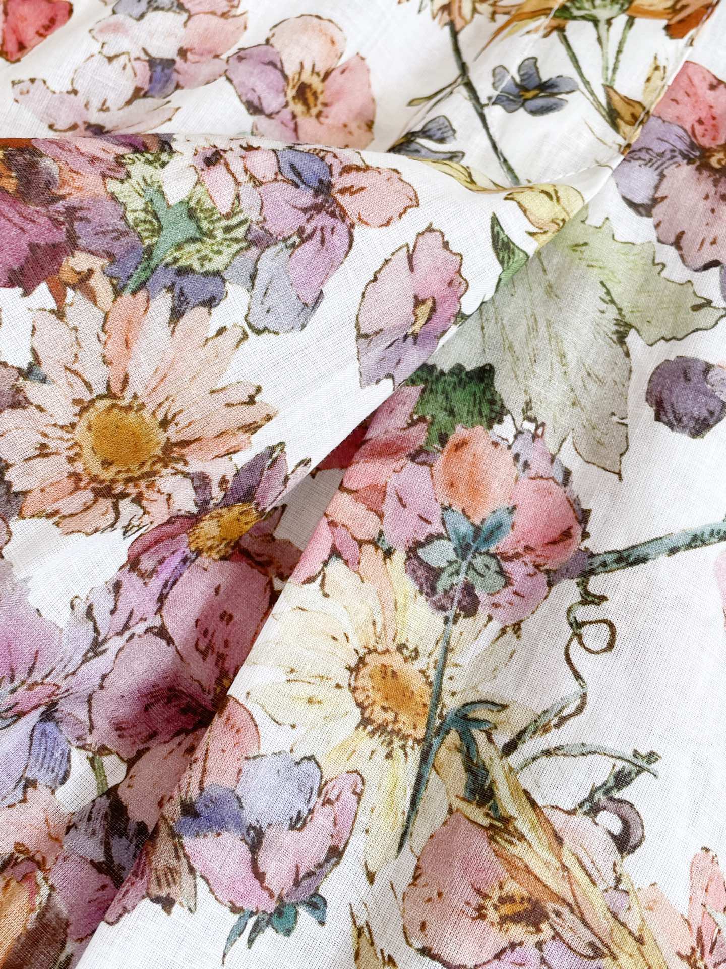 Spring/Summer 24 Bee embroidered floral silk blouse.